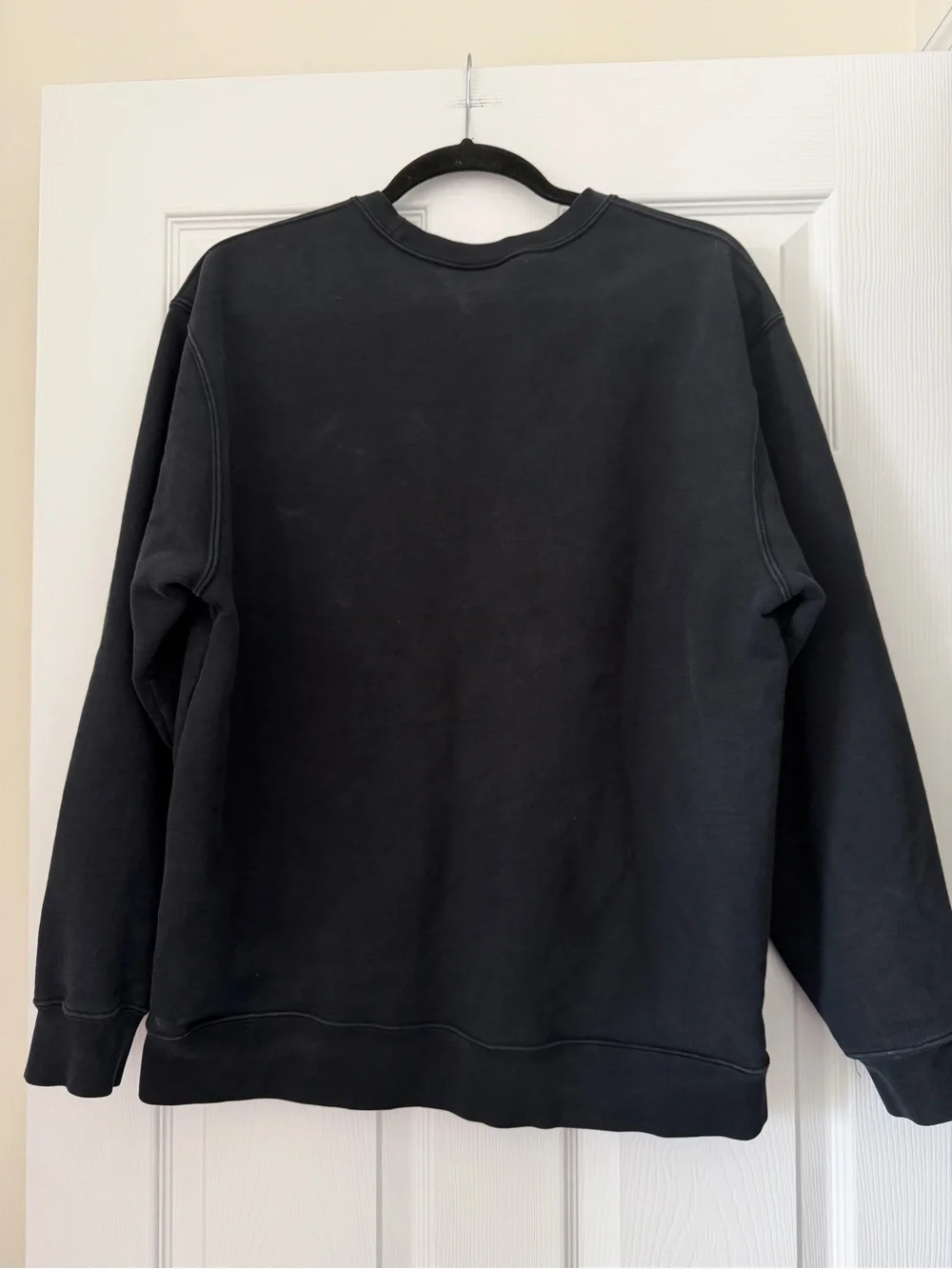 Supreme x Nike Jewel large Crewneck black logo swish